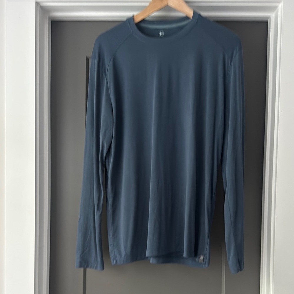 Free Fly Men's Blue Long Sleeve Shirt